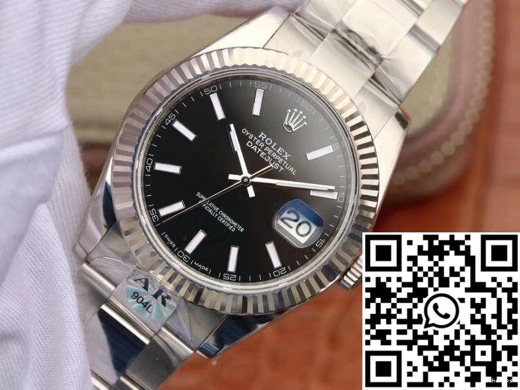 41mm AR Rolex Dial Datejust Black Factory 126334 0114